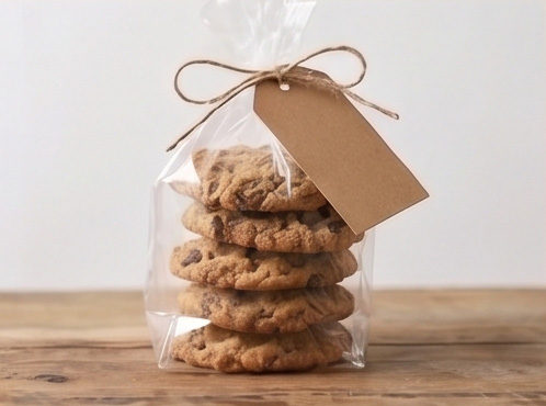 Oatmeal raisin cookies cooling on a rack