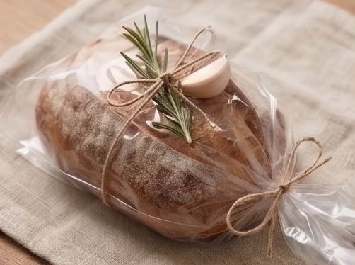 Rosemary and garlic sourdough loaf, sliced